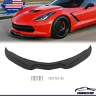 For 2014 -2019 Corvette C7 Stage Front Bumper Lip Splitter Spoiler Gloss Black New. Price: $66.00.
