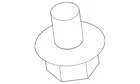 Genuine Hyundai Rocker Molding Grommet 87758-37000 New. Price: $19.74.