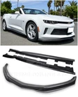 For 16-18 Camaro T6 Style Plastic Black Front Bumper Splitter W/ Side Skirt New. Price: $5289.98.