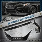 Painted Blk For 2022-25 Subaru Wrx Front Bumper Lip Led Sequential Running Light New. Price: $159.41.
