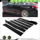 6PC 86.6" Universal Black Side Skirt Rocker Splitters Winglet Canard Diffuser New. Price: $50.88.