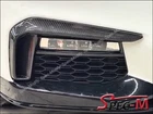 Carbon Fiber Front Bumper Light Cf Trim Cover Fits For G30 550I Sport New. Price: $199.95.