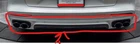 Porsche Panamera Rear Bumper Valance Diffuser 2018 2019 2020 2021 971807521A Oem Used. Price: $325.84.