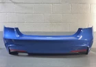 2013-2018 Bmw 330E F30 Rear M-sport Bumper Cover Assembly Blue B45 Oem *note* Used. Price: $680.00.