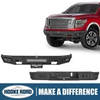 Texture Black Steel Front Rear Bumper W/ Led Lights Fit 2017-2024 Nissan Titan New. Price: $849.98.
