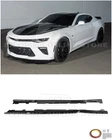 For 16-UP Camaro Rs & T6 Style Gloss Black Side Skirts Rocker Panel Extension New. Price: $149.98.