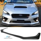 Fits 15-21 Subaru Wrx Sti Front Bumper Lip Ikon V6 Style Pu -unpainted Black New. Price: $111.99.