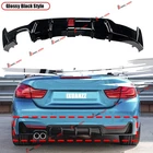 Led Rear Diffuser Gloss Black For 14-20 Bmw F32 F33 F36 Series 420I Sport New. Price: $129.98.