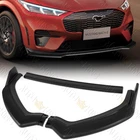 Fit 21-25 Ford Mustang Mach-e Gt Matt Black Front Bumper Lip Spoiler Splitter New. Price: $65.24.