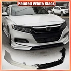 For Honda Accord 18-20 Yofer White Pearl Black Front Bumper Lip Splitter Spoiler New. Price: $138.69.