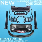 Fit For 2015-2023 Dodge Charger Widebody Kit Front And Rear Bumper Hellcat Style New. Price: $1299.00.