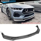 Fits 24-26 Ford Mustang Front Bumper Lip 3PC Spoiler Carbon Fiber Print Valance New. Price: $99.99.