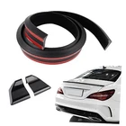 59" Glossy Car Rear Spoiler Trunk Lip, Cuttable 3D Matte Black New. Price: $19.98.