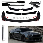 Glossy Black Front Bumper Lip Splitter Lower Spoiler Body Kit Fits Ford Mustang New. Price: $129.99.