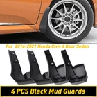 Auxito 4PC Mud Flaps Splash Guards Molded For 16-21 Honda Civic Door Sedan Eom New. Price: $28.99.