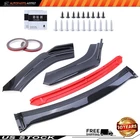 4X Universal Car Front Bumper Lip Body Kit Splitter Spoiler Gloss Black Look New. Price: $59.87.