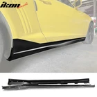 Fits 16-24 Chevy Camaro Ikon V3 Style 4PCS Side Skirts Carbon Fiber Print Pp New. Price: $129.99.