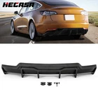 Hecasa Carbon Fiber Color Abs Rear Lip Bumper Diffuser For Tesla Model 2017-23 New. Price: $117.99.
