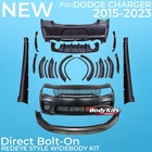 Fit For 2015-2023 Dodge Charger Widebody Kit Front Rear Bumper Hellcat Style Lip New. Price: $1150.00.