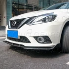For 2016-2019 Nissan Sentra Carbon Style Front Body Kit Bumper Spoiler Lip 3PCS New. Price: $57.95.