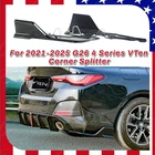 For 2021-25 Bmw G26 Serie 430I M440I Side Corner Splitter Aprons Spats New. Price: $147.99.
