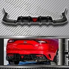 Carbon Fiber Rear Bumper Diffuser Lip / Led Light For 2018-2021 Kia Stinger New. Price: $682.99.
