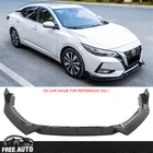 Fits 20-23 Nissan Sentra Sedan Ikon 3PCS Front Bumper Lip Spoiler Gloss Black Pp New. Price: $52.99.