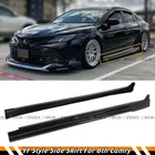 For 2018-2024 Toyota Camry Yofer Painted Gloss Black Side Skirt Extension Panel New. Price: $164.99.
