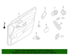 New Genuine Nissan Clip-trim 809996RA1A Oe. Price: $12.61.