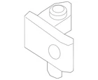 Genuine Volkswagen Upper Hinge 11A-831-408-A New. Price: $37.68.