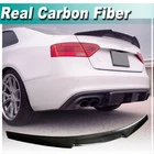 Fit For Audi S5 B8/B8.5 Coupe 2008-17 Real Carbon Fiber Rear Trunk Spoiler Wing New. Price: $163.40.
