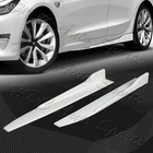 Universal Painted White Side Skirt Rocker Splitters Diffuser Winglet Wind 31"X4" New. Price: $33.99.