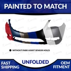 New Painted Unfolded Front Bumper W/o Sensor Holes For 2013-2017 Buick Enclave. Price: $510.99.