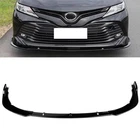 Scitoo Front Bumper Lip Spoiler For 2018-2020 Toyota Camry Gloss Black Abs New. Price: $124.41.