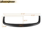 Fit For Universal Front Bumper Lip Chin Splitter Check Measurement Pp New. Price: $59.49.