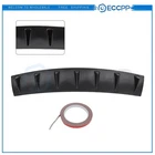 34" X 6" Rear Shark Fin Bumper Diffuser Carbon Fiber Pattern Appearance New. Price: $33.65.