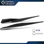Fits Chevy Corvette C8 Gloss Black Side Skirts Extension Splitter Winglet 20-25 New. Price: $112.95.