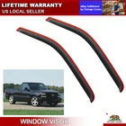 Smoke Window Visors Fits 2004 Chevy Silverado Gmc Sierra Standard Cab New. Price: $26.98.