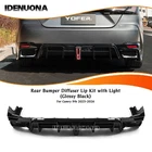 Car Rear Bumper Diffuser Lip Trim W/ Light Kit For Toyota Camry 9TH 25-26 Yofer New. Price: $269.00.
