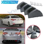 For Kia Optima Carbon Fiber Texture Rear Bumper Lower Diffuser Spoiler 4 Pieces New. Price: $15.99.
