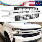 For Chevrolet Silverado 1500 2019 2020 2021 Summit White Front Bumper Grille Gaz New. Price: $228.89.