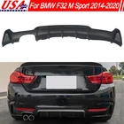 Fit Bmw F32 F33 420I 430I 440I Sport 2014-2020 Rear Diffuser Lip Twin Exhuasts New. Price: $89.99.