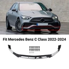 For 2022-2025 Benz Class W206 Amg Gloss Black Front Lip Bumper Spoiler Wing New. Price: $75.89.