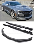 For 19-UP Camaro Ss Rs Eos T6 Primer Black Front Splitter Lip & Side Skirts New. Price: $269.98.