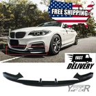 Front Bumper Lip For 2014-2021 Bmw Series F22 Sport Spoiler Gloss Black New. Price: $145.99.