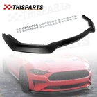 Front Bumper Lip Chin Spoiler Splitter Fits 2018-2023 Mustang Gt Spec Style New. Price: $145.69.