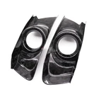 Forged Carbon Fiber Front Fog Light Covers 2015-17 Mustang S550 Coupe New. Price: $186.59.