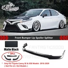 For Camry Xse 2018-2020 Yofer V1 Style Unpainted Front Bumper Lip Spoiler Kit New. Price: $159.99.