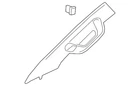 Genuine Gm Windshield Pillar Trim 86526012 New. Price: $26.65.