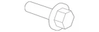 Genuine Ford Door Lock Rod Cover Bolt W717225-S439 Qty New. Price: $16.70.